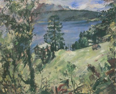 Paesaggio del Walchensee da Lovis Corinth